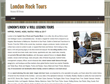 Tablet Screenshot of londonrocktour.com